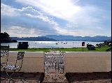 A view of the bay at Borth-Y-Gest from Glan-Y-Don, sea front holiday rental house